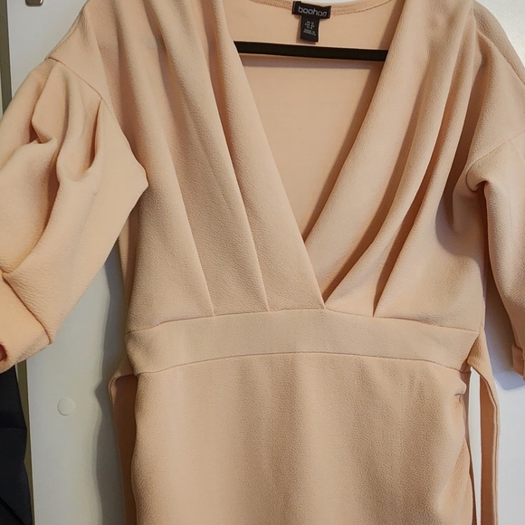 💞 Boohoo midi bodycon dress. Beautiful pale rose colour. - Picture 5 of 6